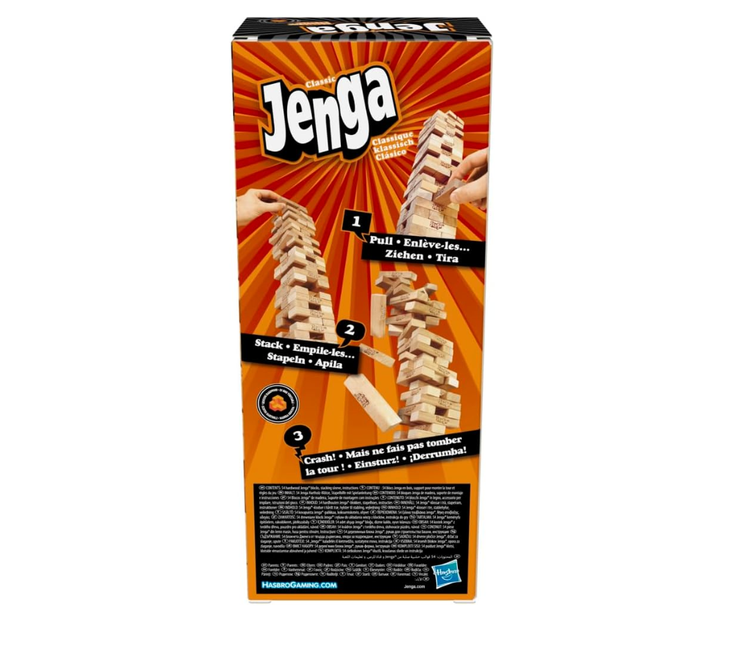 Hasbro Gaming Jenga Classic Game