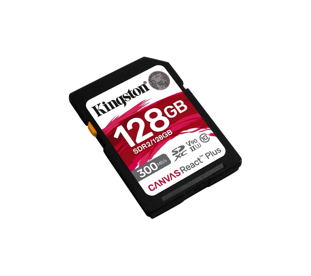 Kingston Canvas React Plus 128GB SD Card