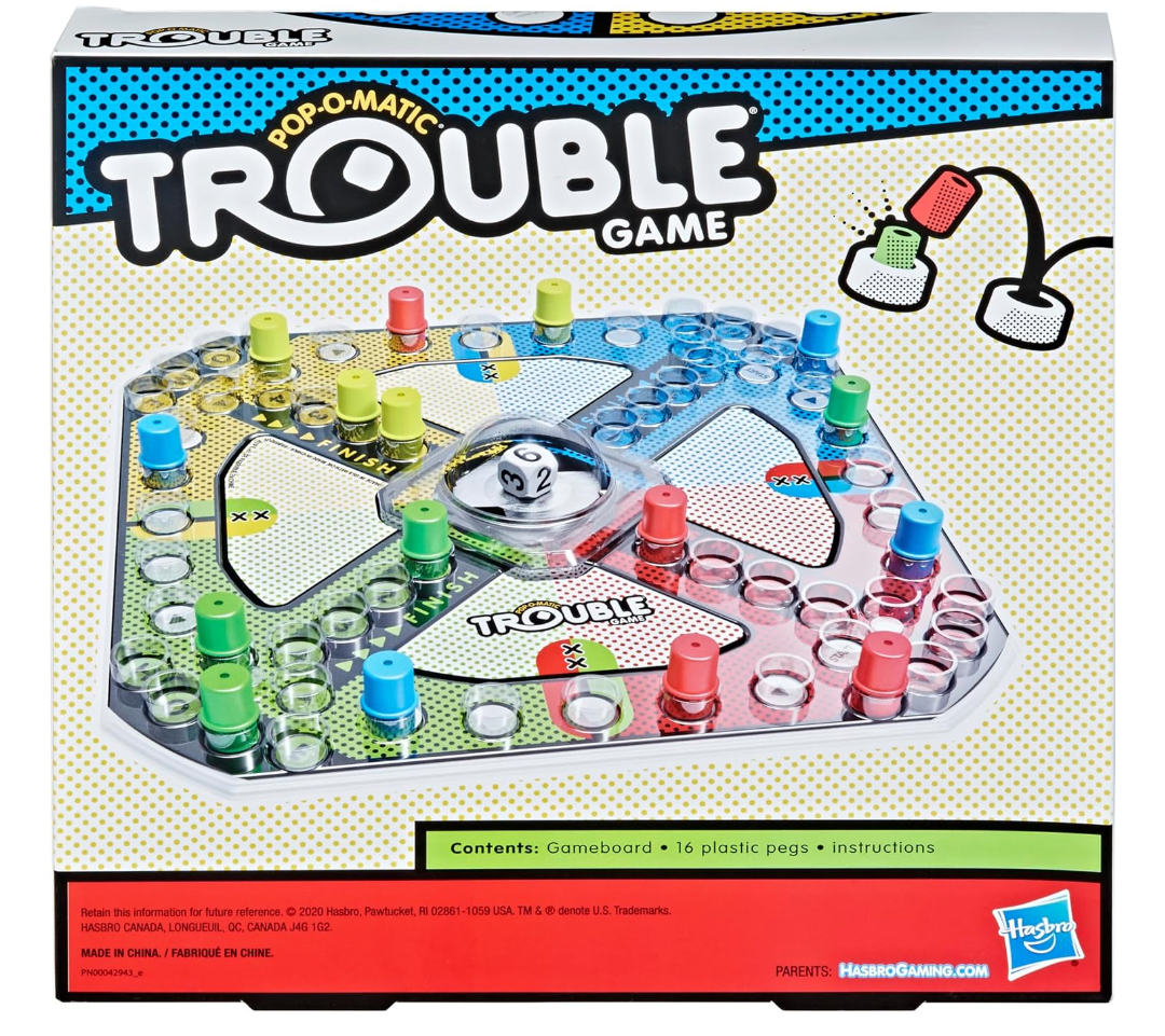 Hasbro Gaming Trouble Board Game