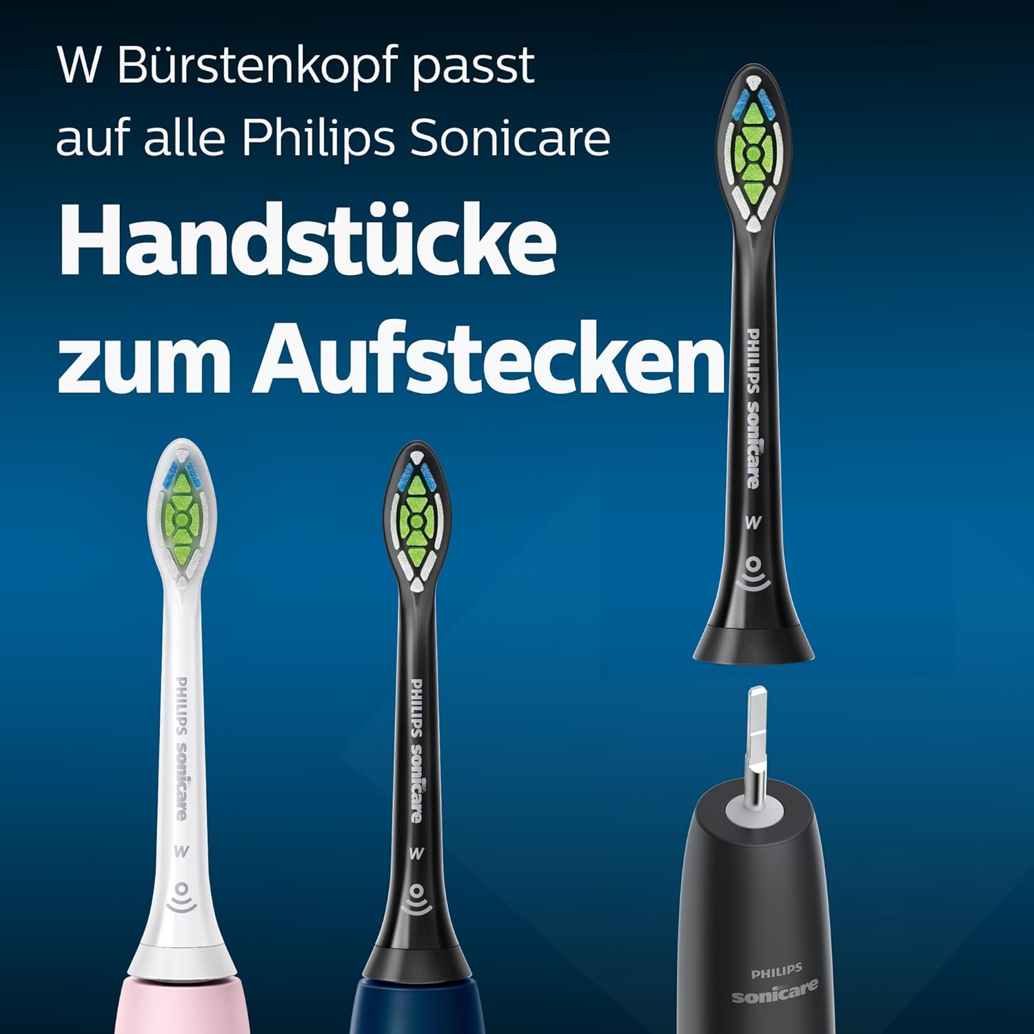 Philips Sonicare W2 Toothbrush Heads - 4 Pack