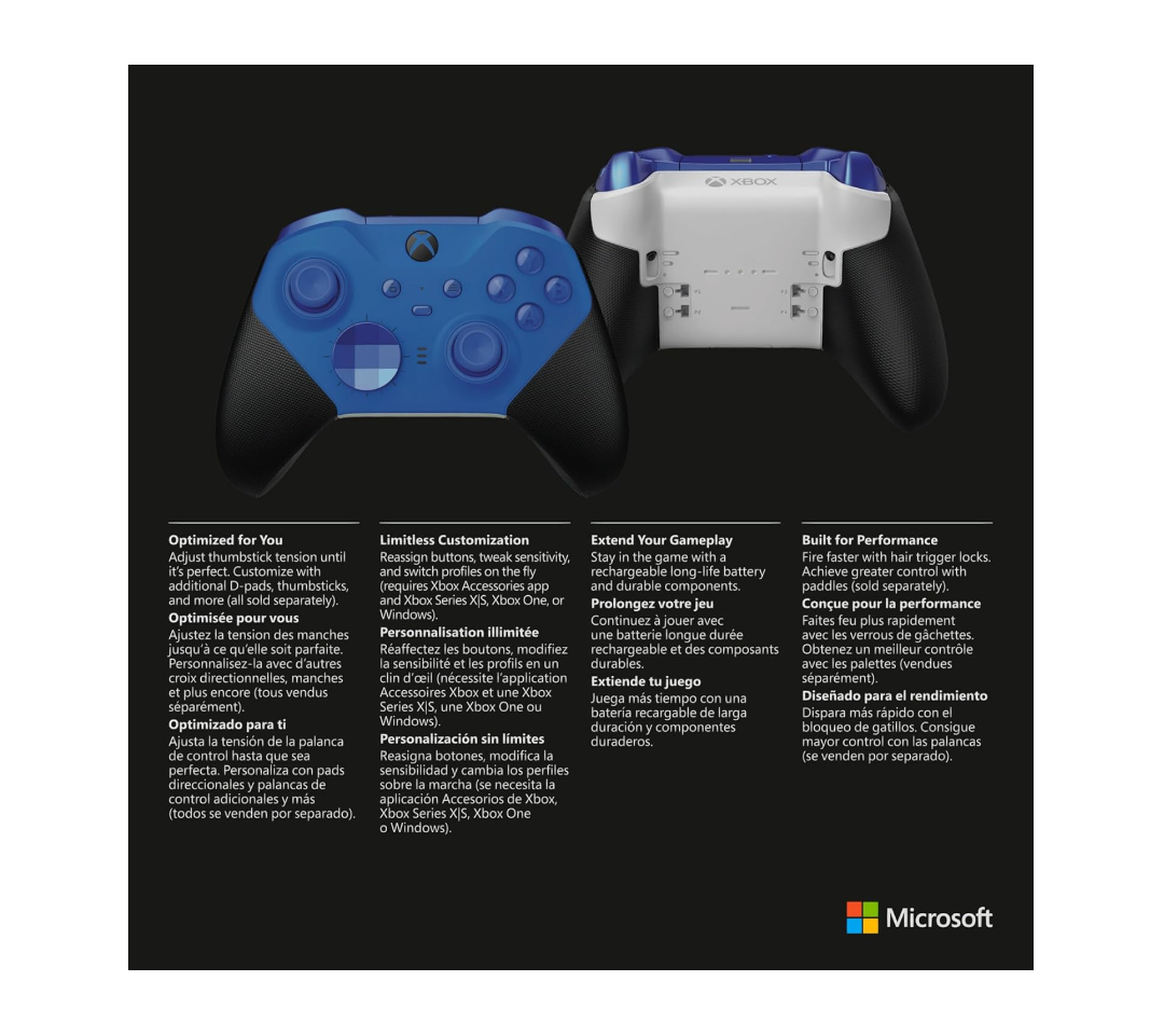 Xbox Elite Series 2 Core Wireless Gaming  Blue