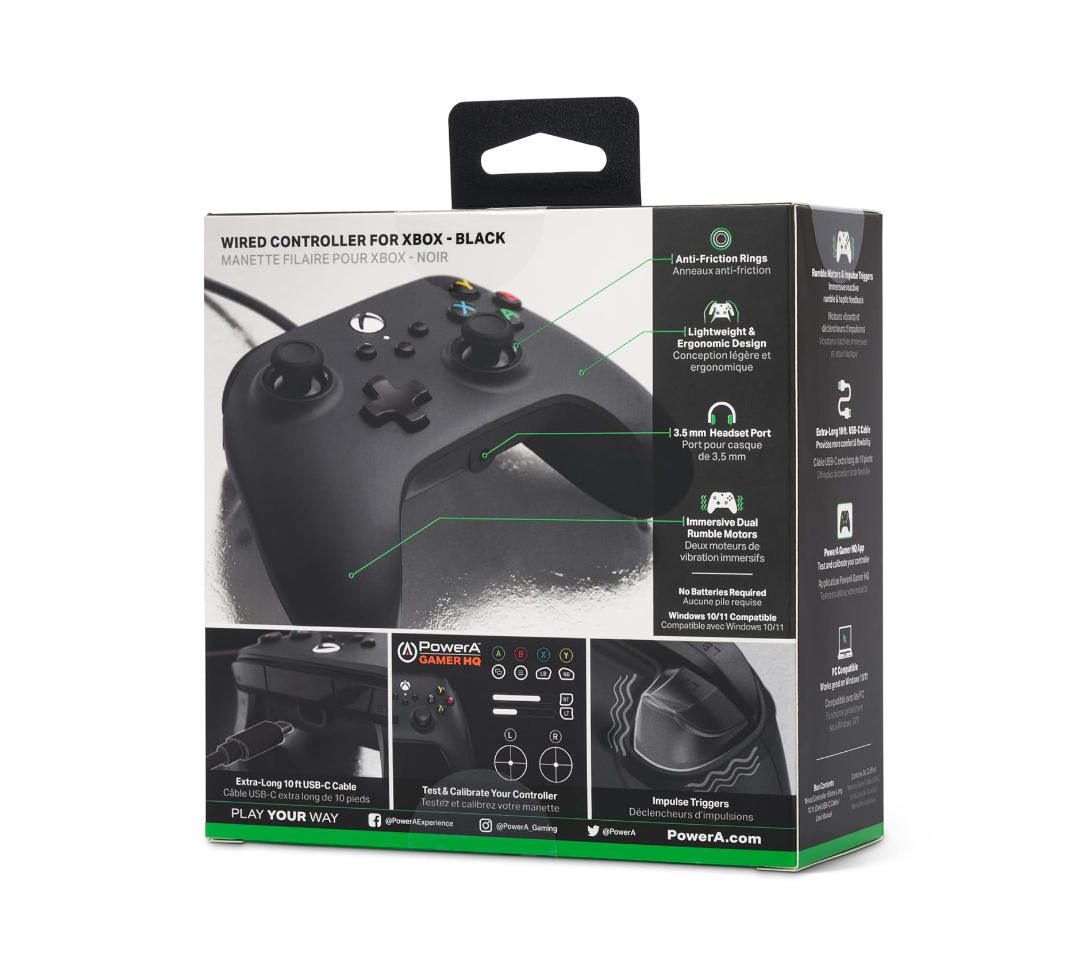 PowerA Wired Controller For Xbox Series X Black