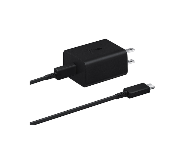 SAMSUNG 45W Power Adapter (w/Cable C-to-C),USB,Black