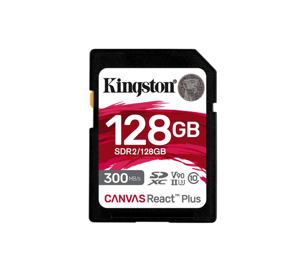 Kingston Canvas React Plus 128GB SD Card