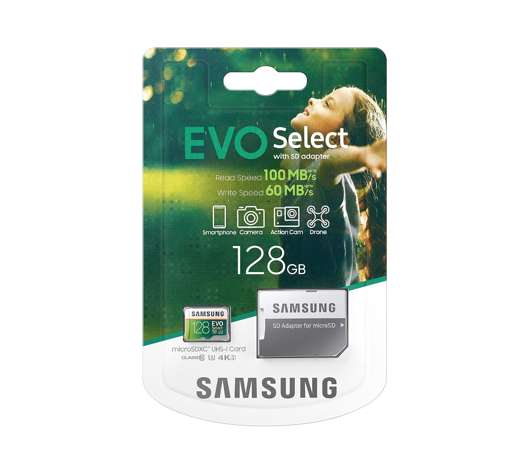 SAMSUNG 128GB MicroSDXC UHS-I U3 100MB/s (MB-ME128HA)